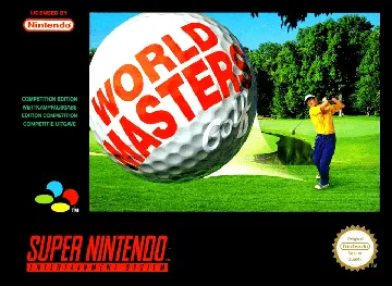 World Masters Golf (Europe) box cover front